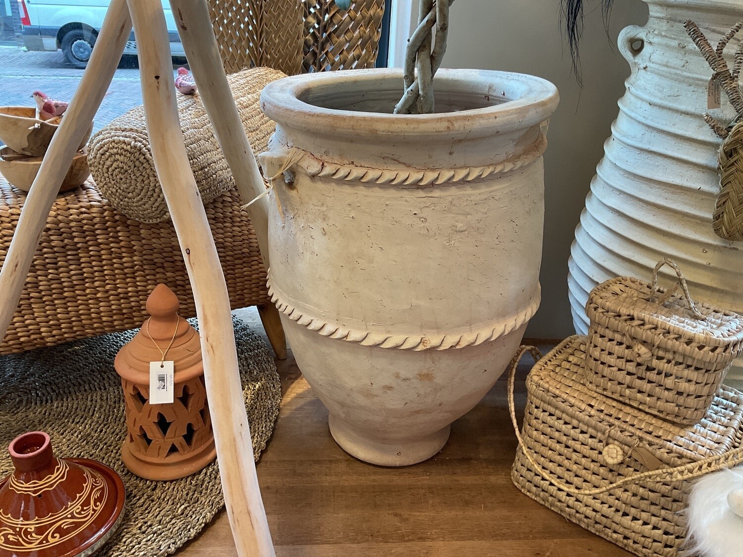 Tamegroute Pot  2 ribbels 75cm hoog