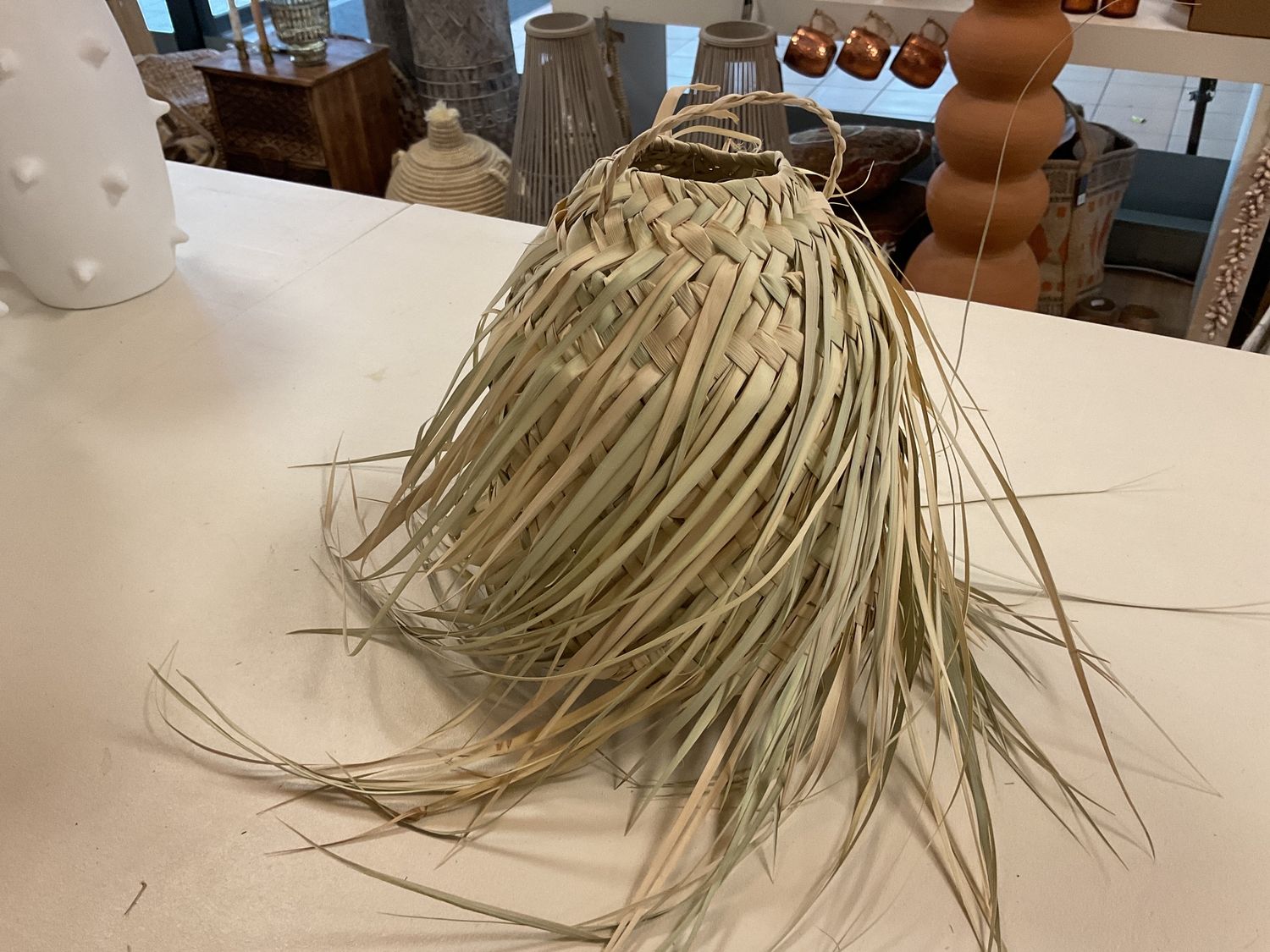 Palmblad ibiza lampion lampenkapjes