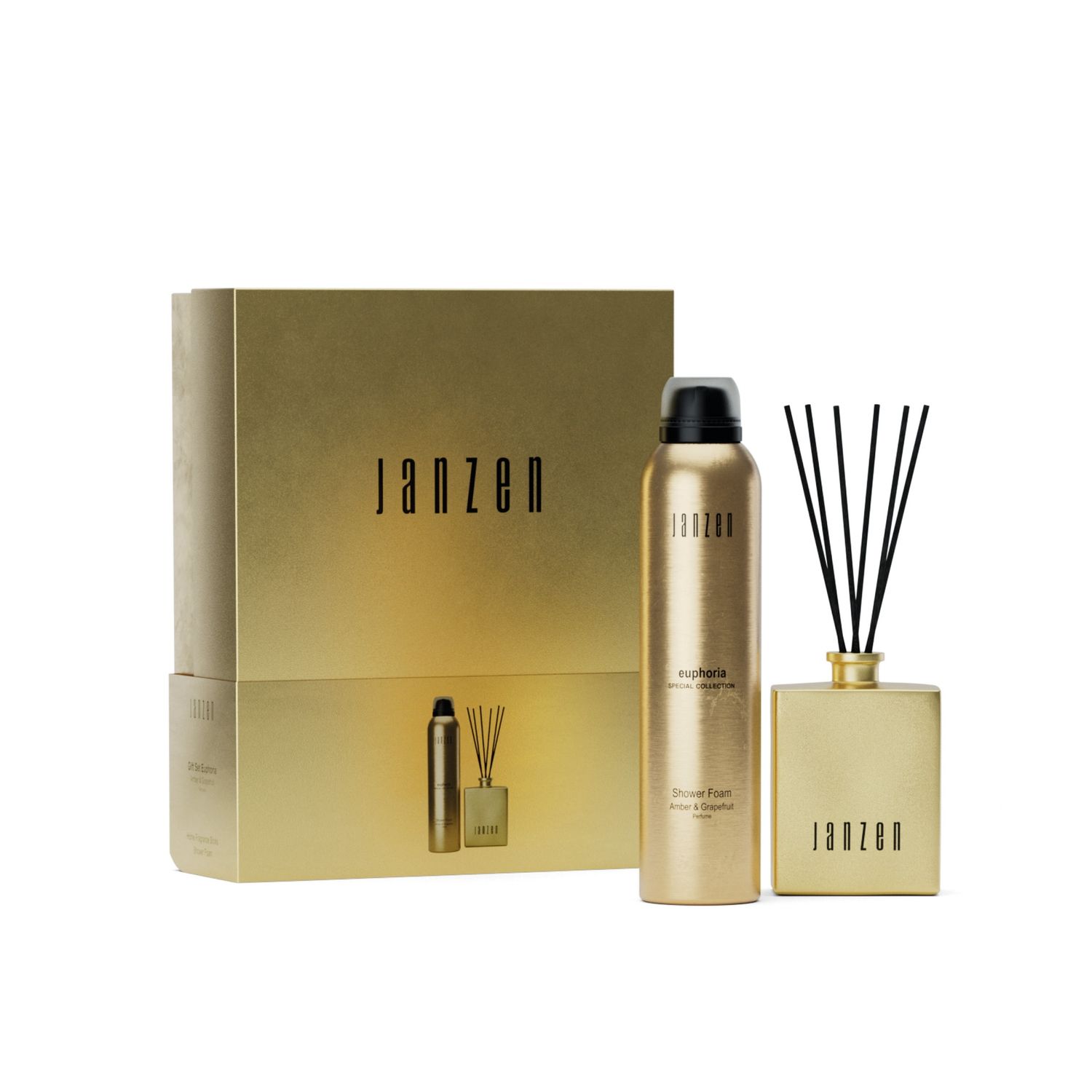 Janzen Giftset Euphoria Shower Foam & Diffuser