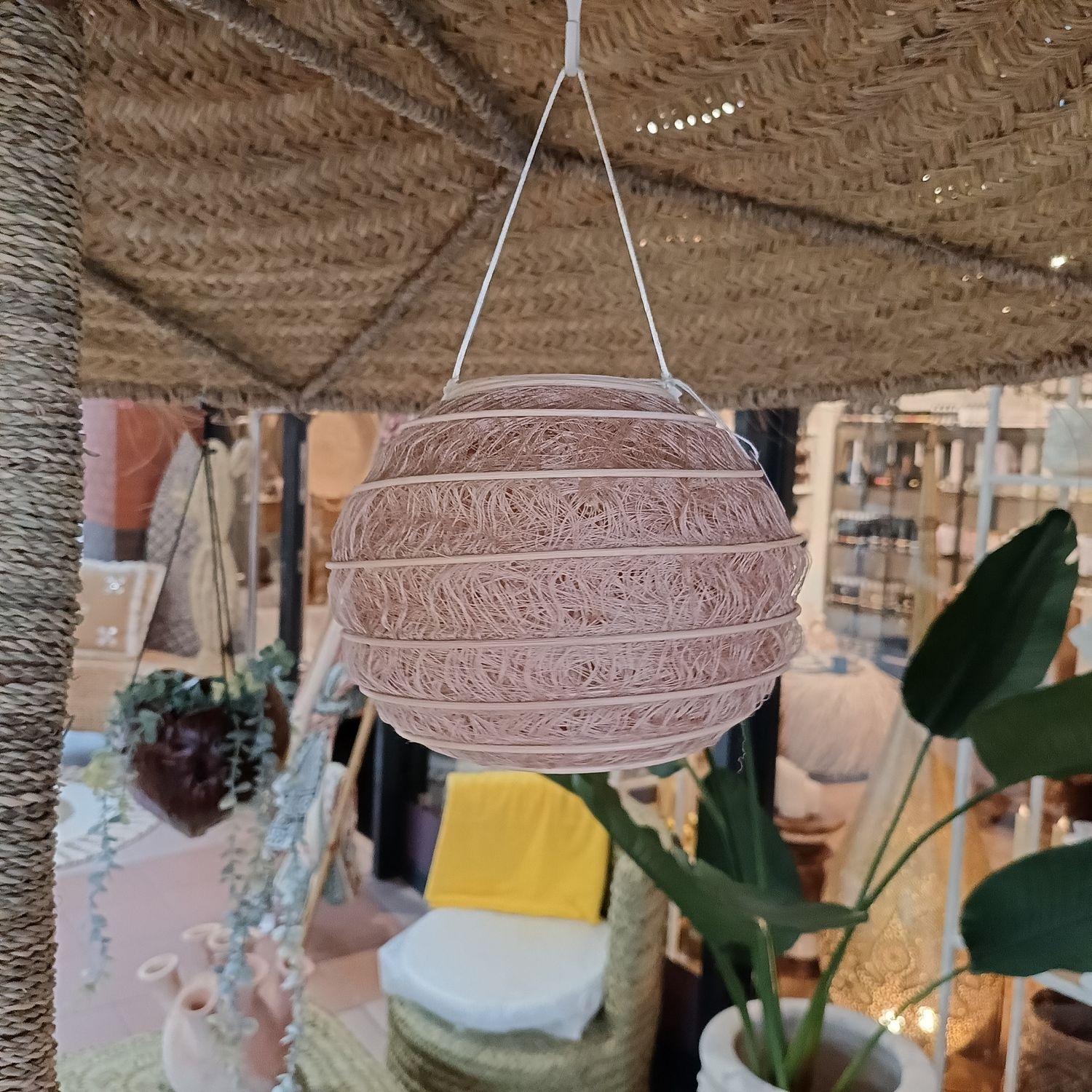Lampion  20cm Zandkleurig