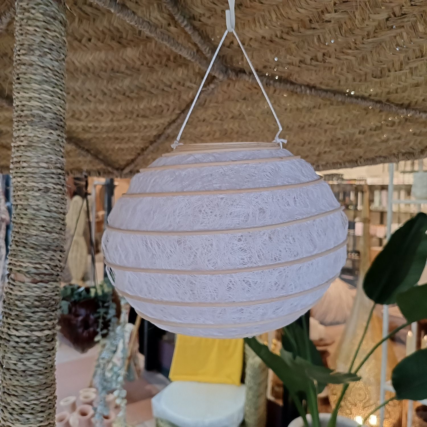 Lampion  25cm Wit