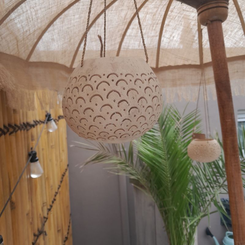 KOKOS Lubang Hanger met Touw KOKOS Lubang Hanger met Touw