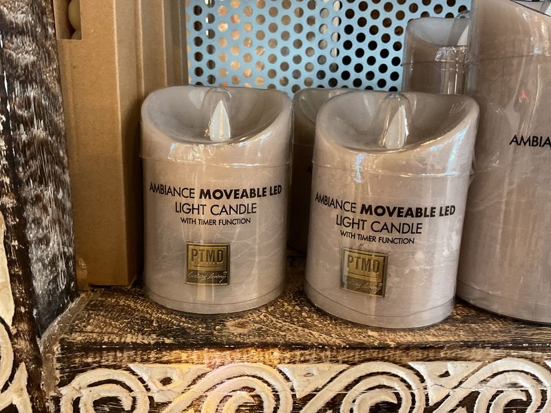 Led Kaars Timer Beige S Led Kaars Timer Beige S