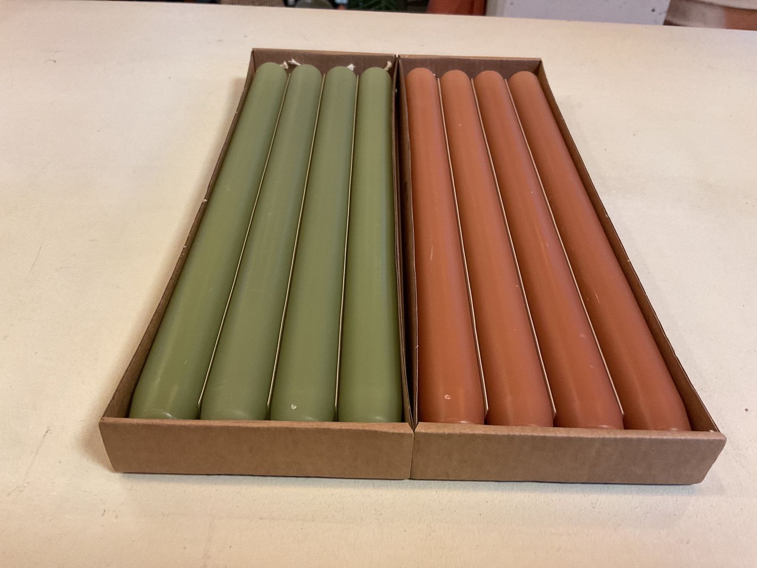 Diner Kaars Olive Mat / Cina