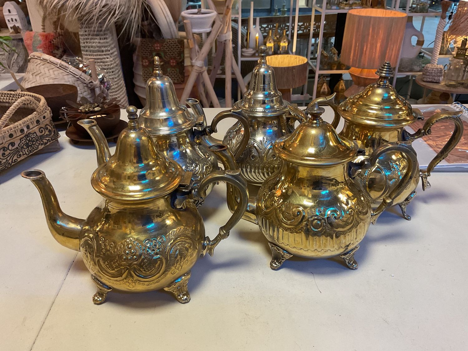 Marokkaanse Theepot Goud / Zilver