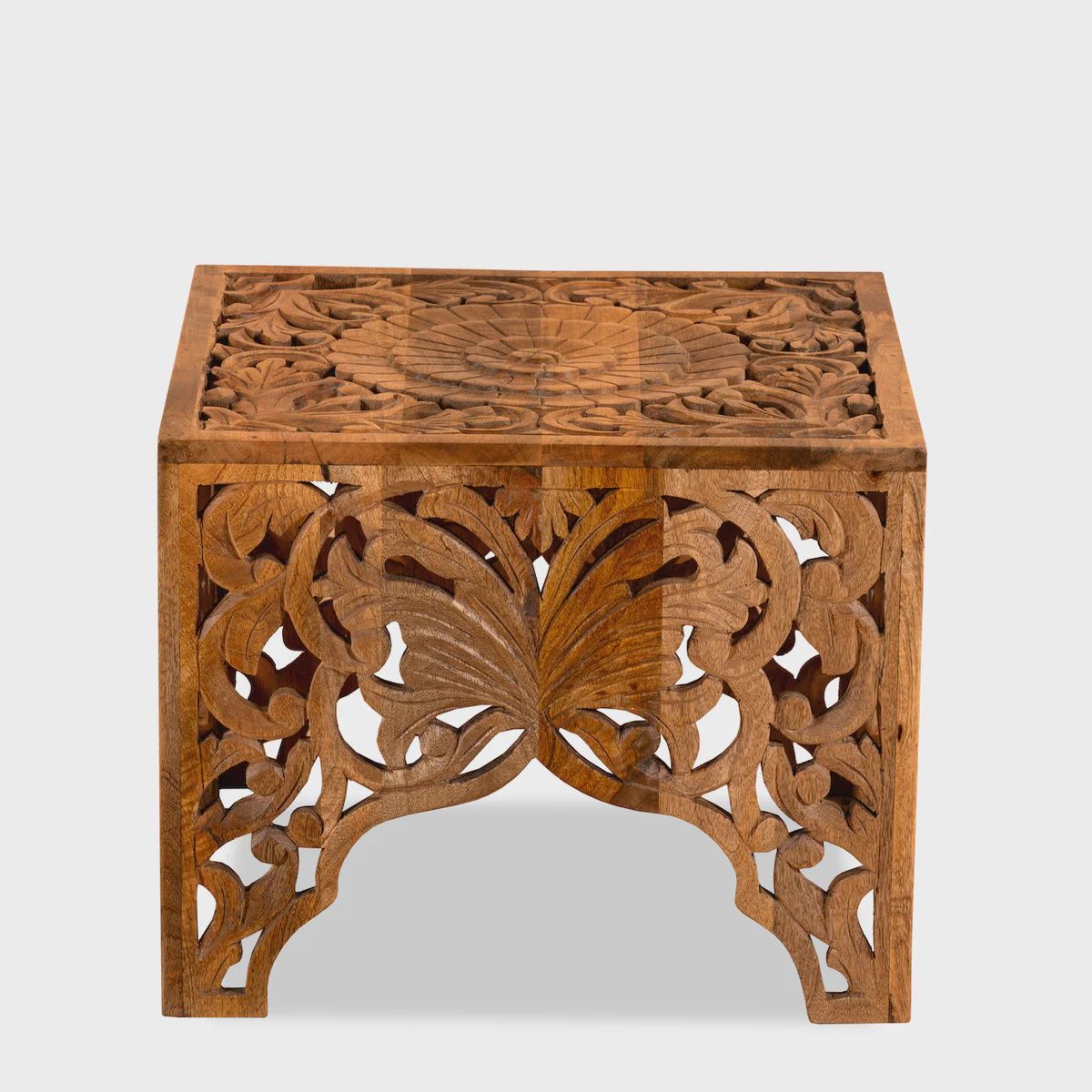 Agneya Coffee Table Mango Wood 40x50x50cm