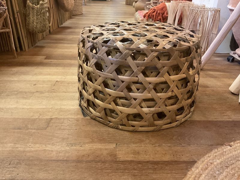 Basket / Mand / Lampenkap gespleten bamboe S Basket / Mand / Lampenkap gespleten bamboe S