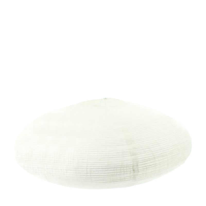 Lampion jute 60x60x23cm white