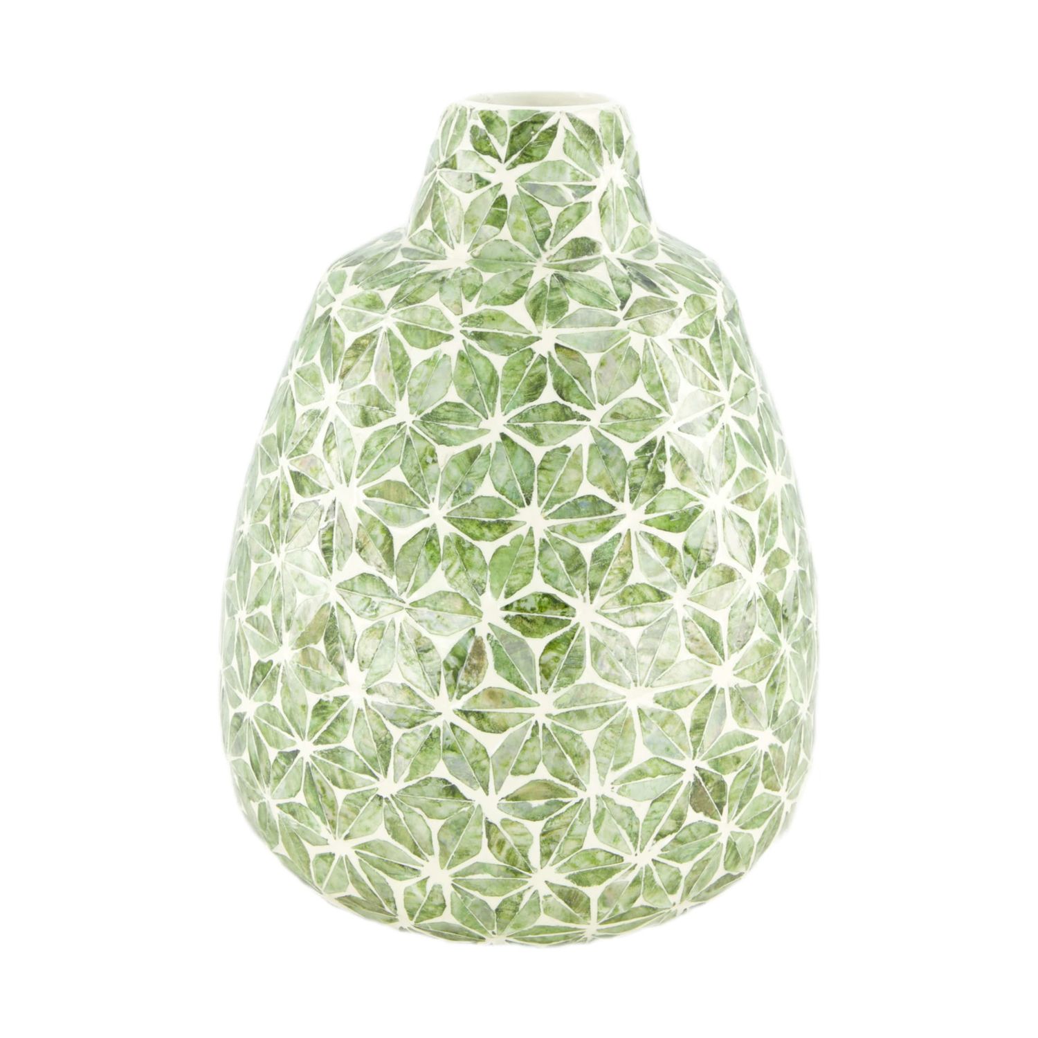 Vaas capize bamboe green 22x22x29cm