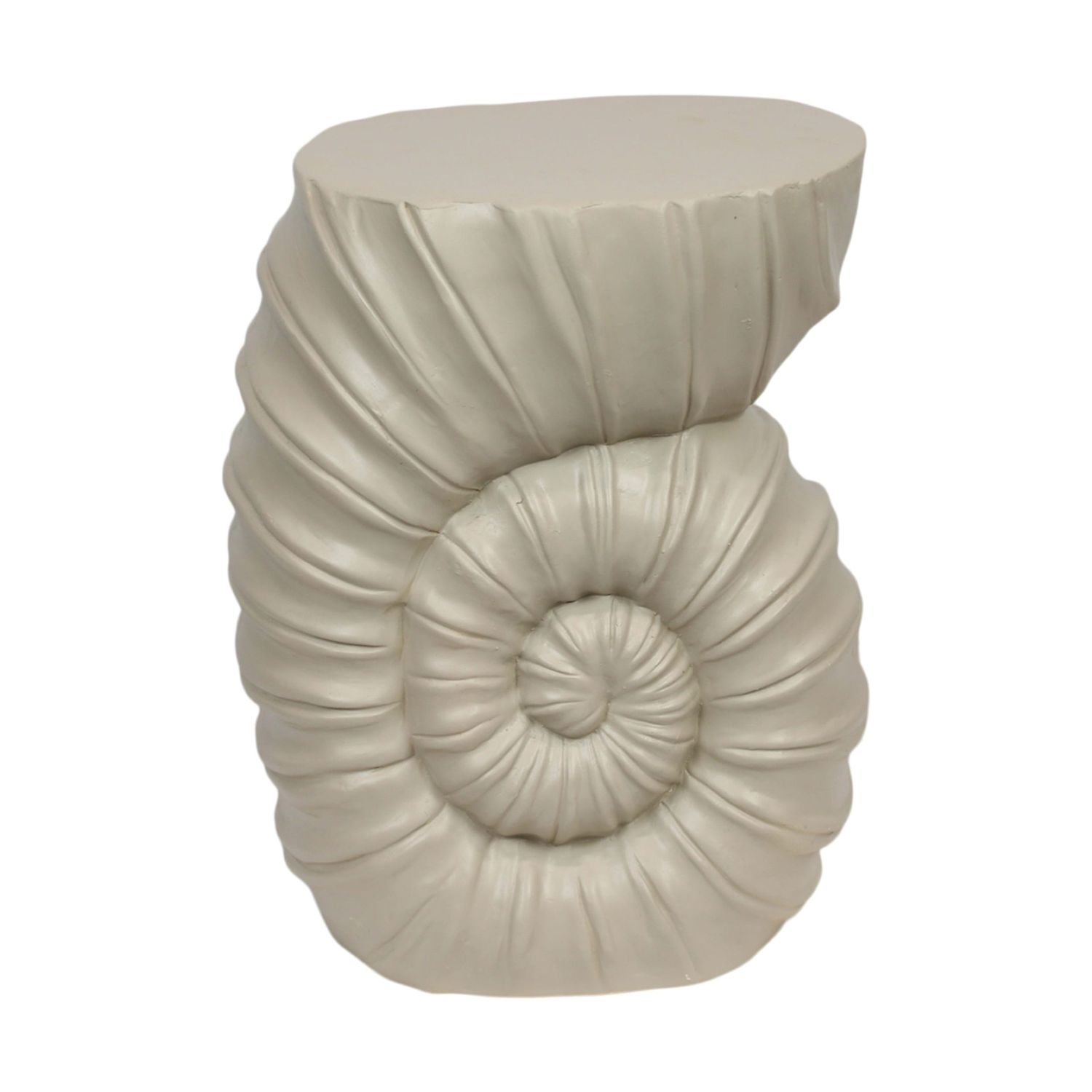 Side table Schelp zand  magnesium 38x28x48cm