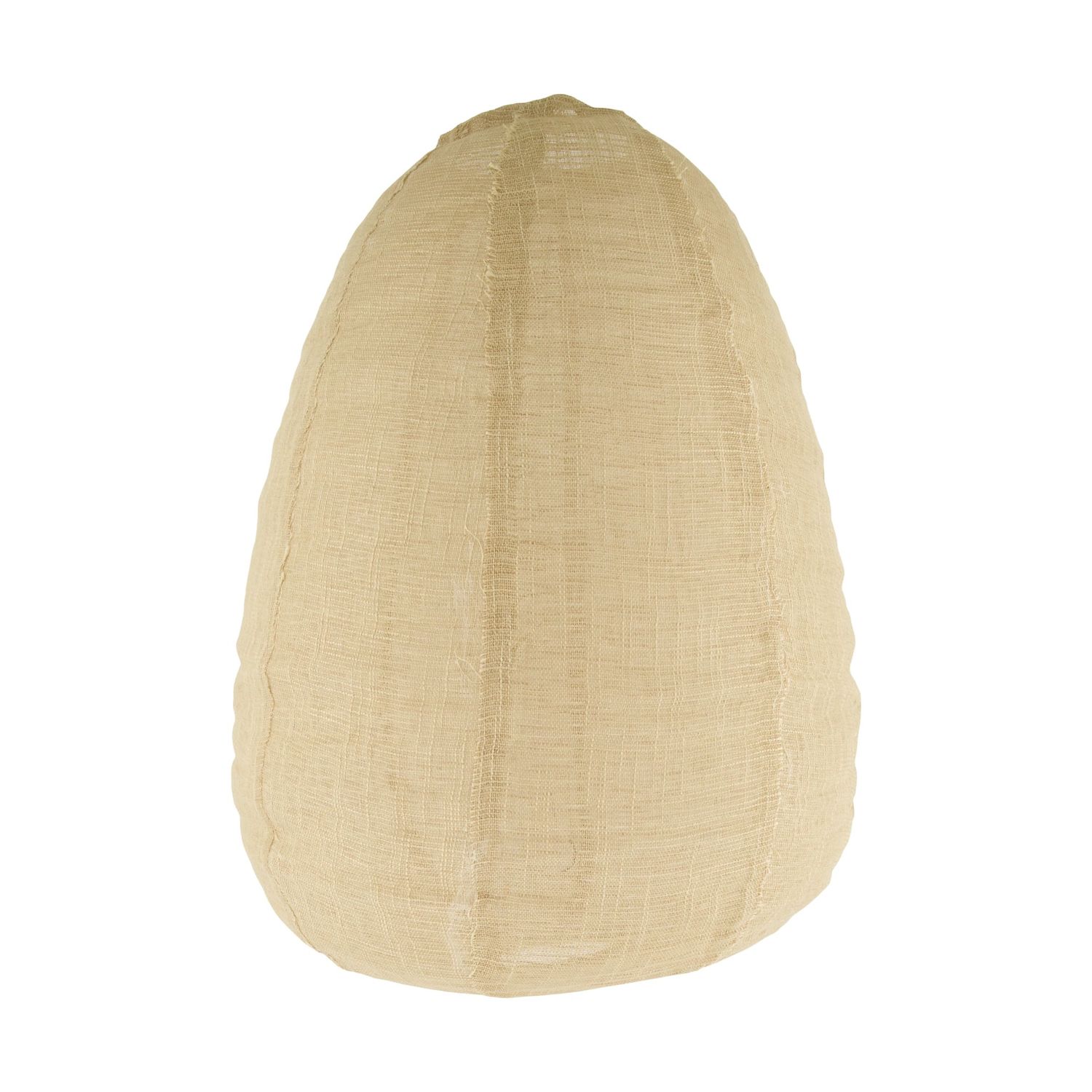 Lampion jute druppel Beige