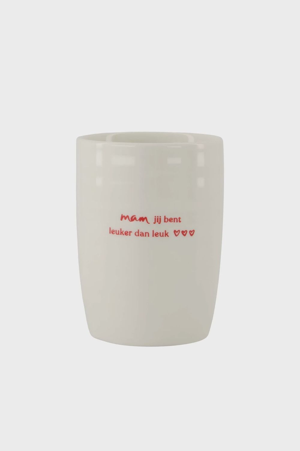 Zusss koffiemok mama jij bent de leukste wit/rood