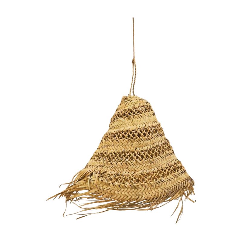 Lampenkap gehaakt palmblad met franjes