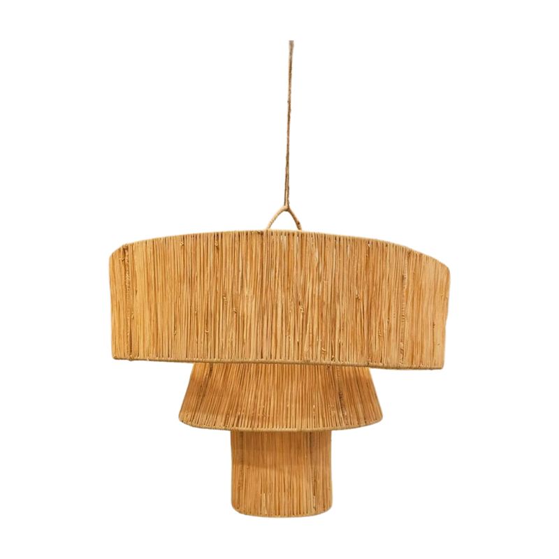 Lamp Raffia Flow H50cm