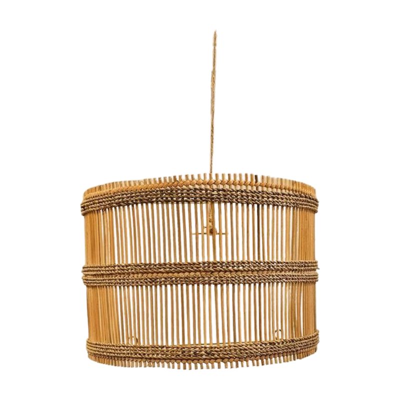 Rotan touw wandlamp naturel  B30cm