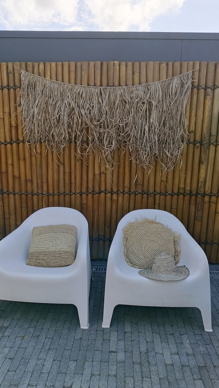 RAFFIA Muurhanger 100cm Hawaii