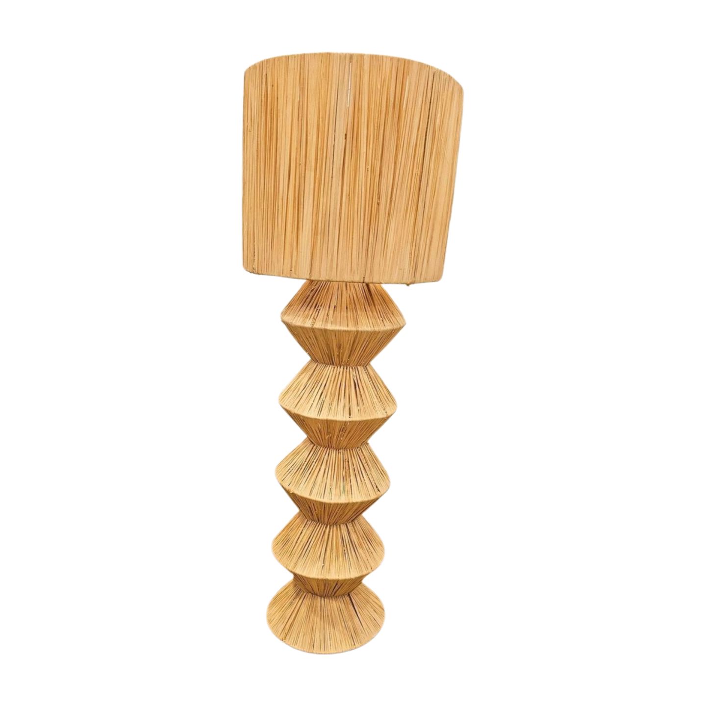 Staande Lamp Big Boy naturel Raffia H100cm