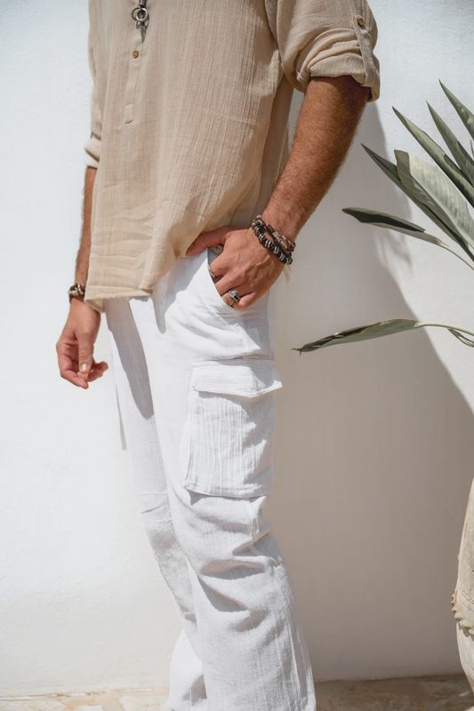 Cargo Pants Ché White
