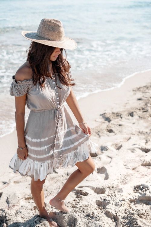 Dress Gaya Waze Taupe