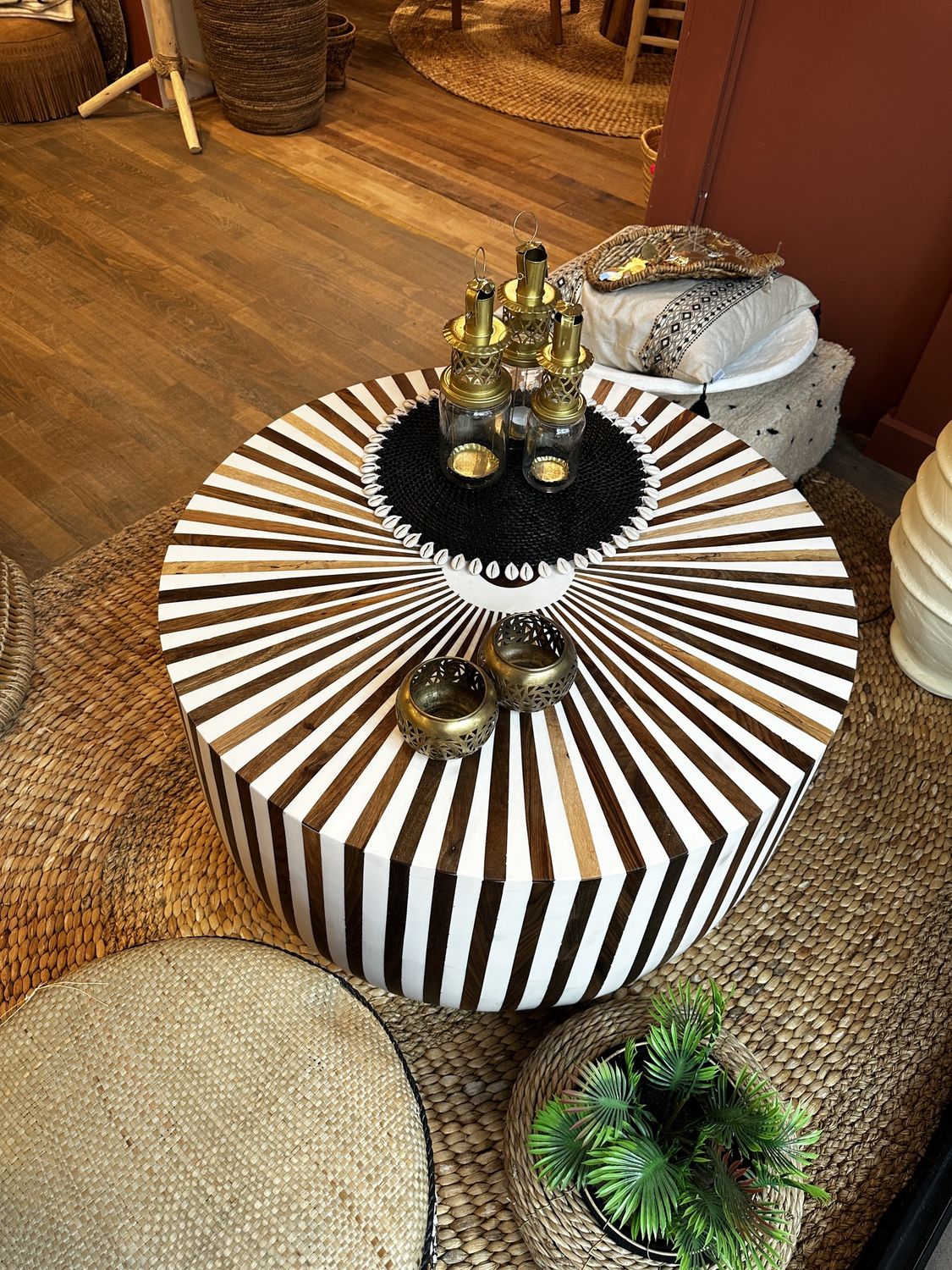 Marokkaanse Bone Salontafel Hars
