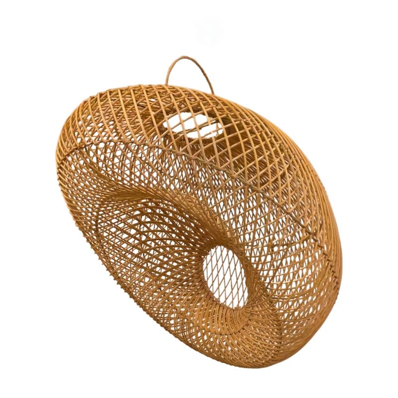 Rotan Lamp schuine wolk dia 60cm