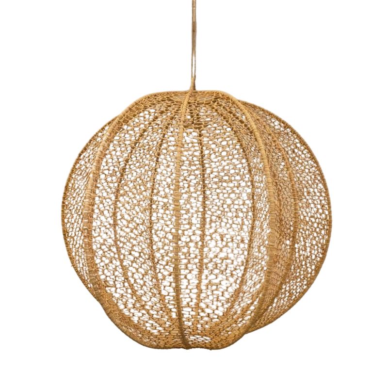 Lamp raffia Queen dia 50cm
