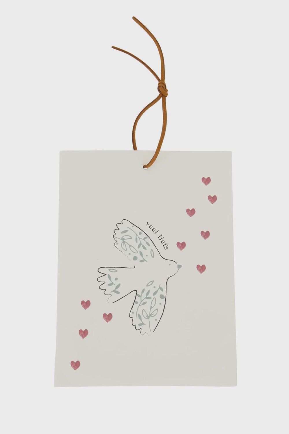 Zuss geurzakje vogel wit/grijsblauw/rood