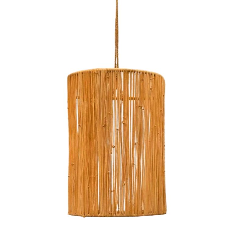 RAFFIA Wand Lamp Half Rond H27xB20cm  Enkel