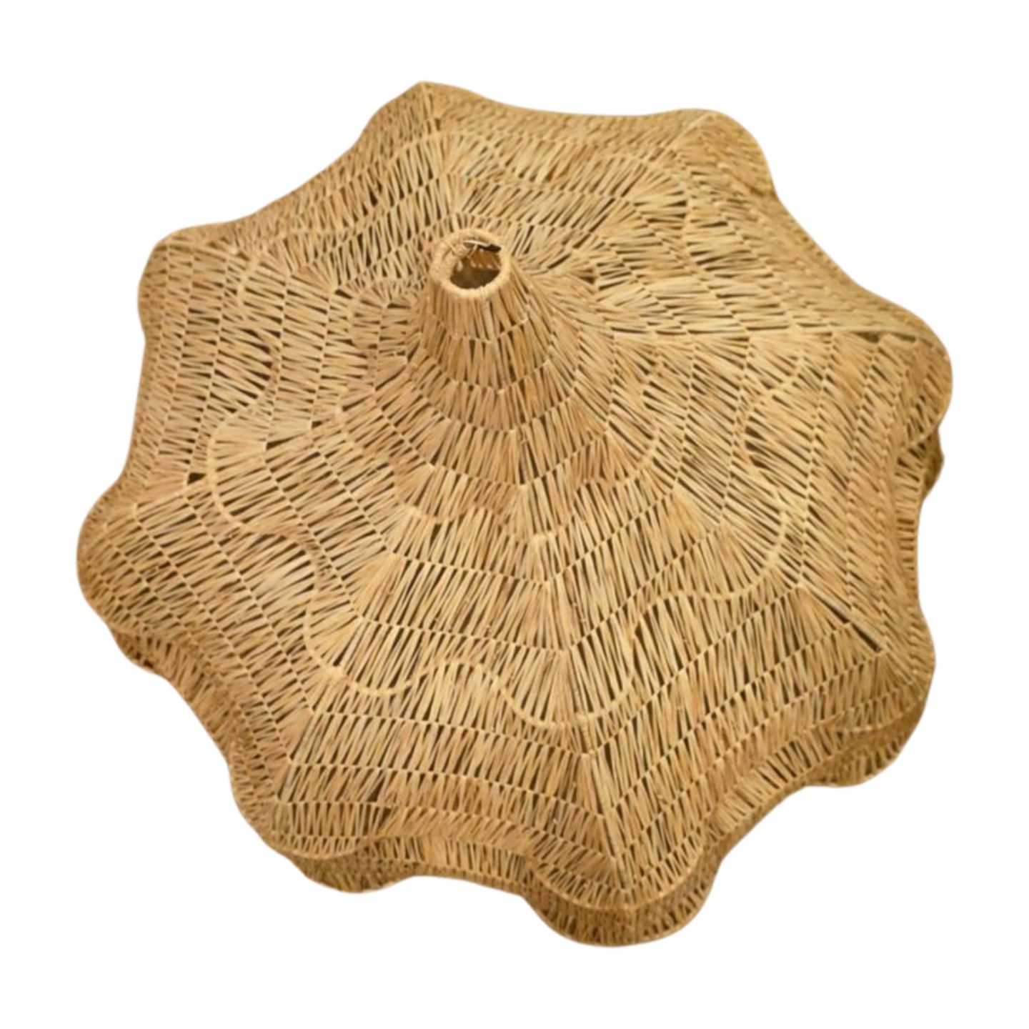 Raffia Bloem Lampenkap 120cm  met 5 lichtpunten