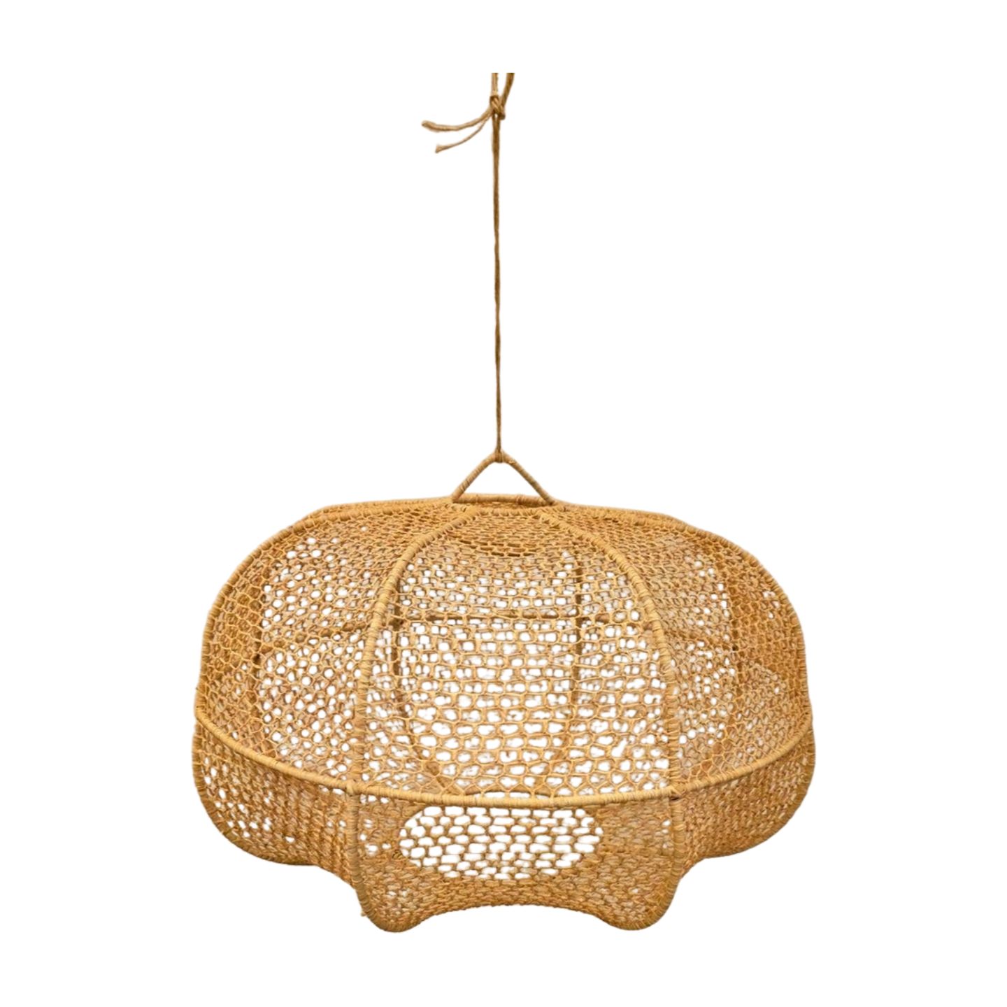 Lamp Raffia Balou 50x30cm  ( Kleine Donut )