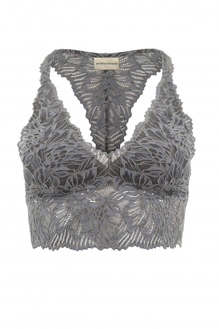 Lina Bralette Dark Grey