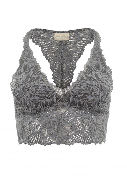 Lina Bralette Dark Grey