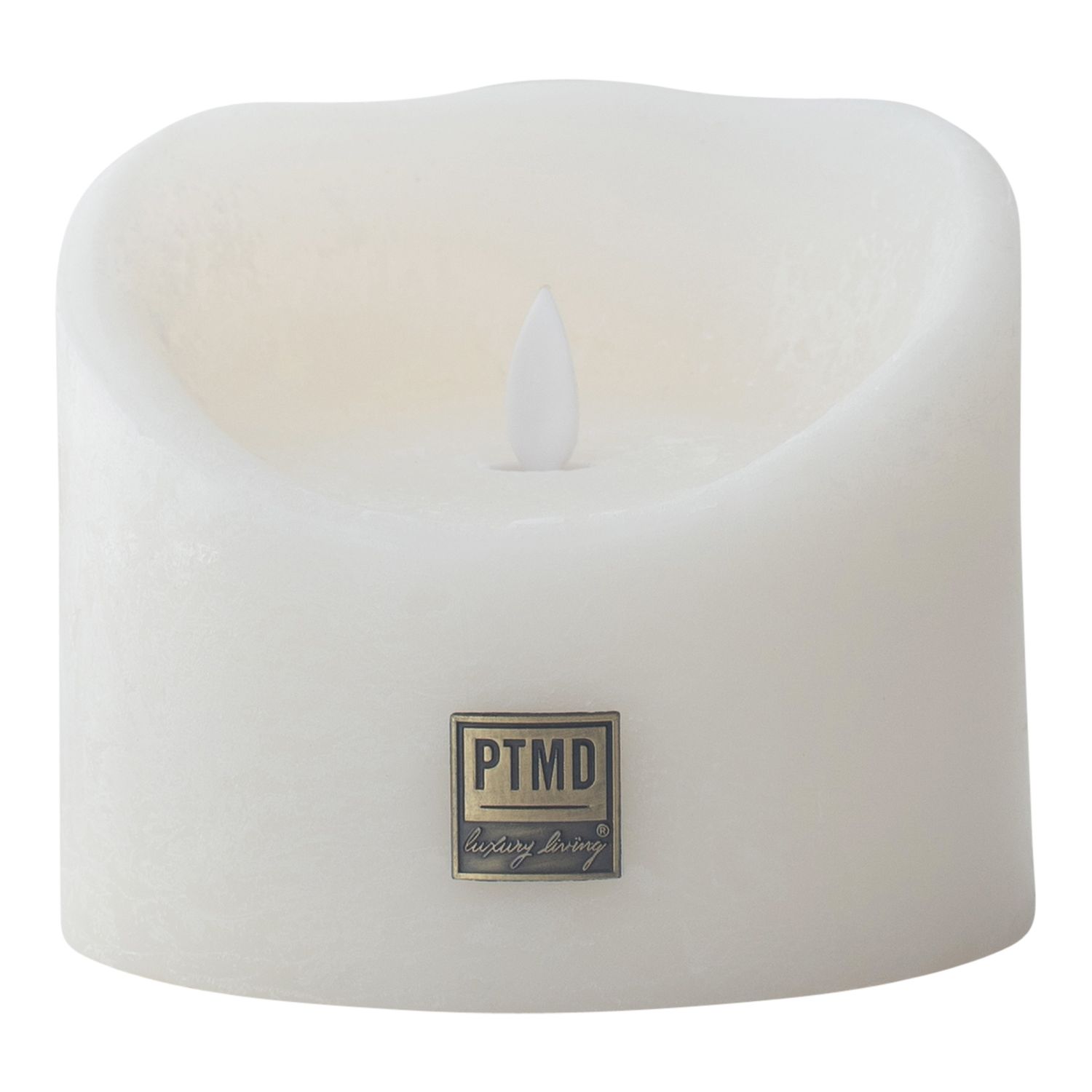 PTMD LED Light rustic white moveable flame XL
