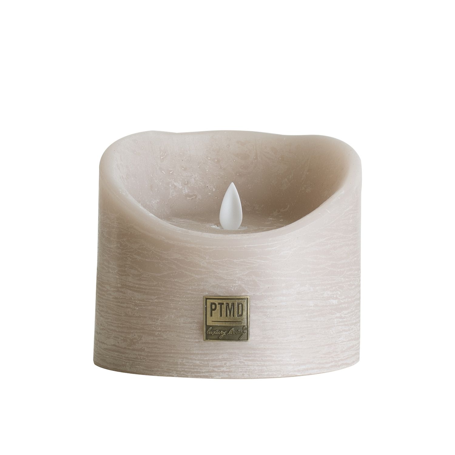 LED Light Candle beige moveable flame XL