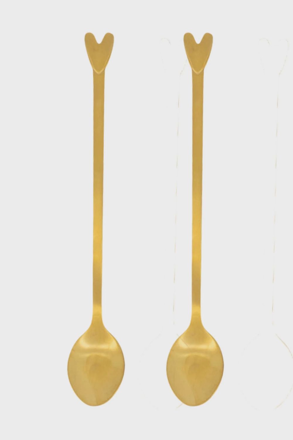 Set van 4 lepels goud kleur Zusss