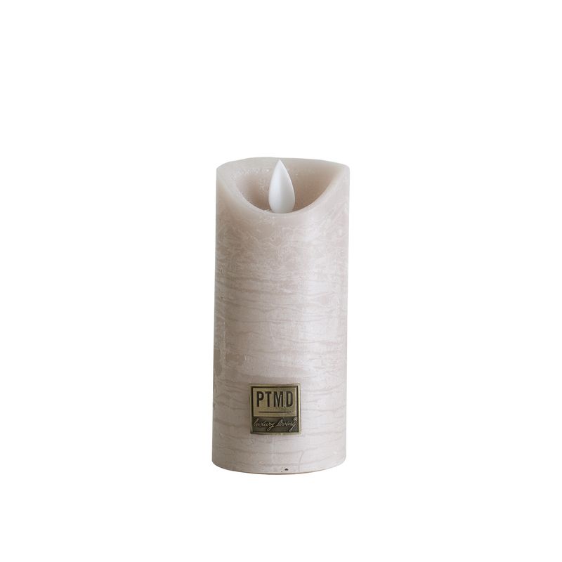 LED Light Candle beige moveable flame XS
