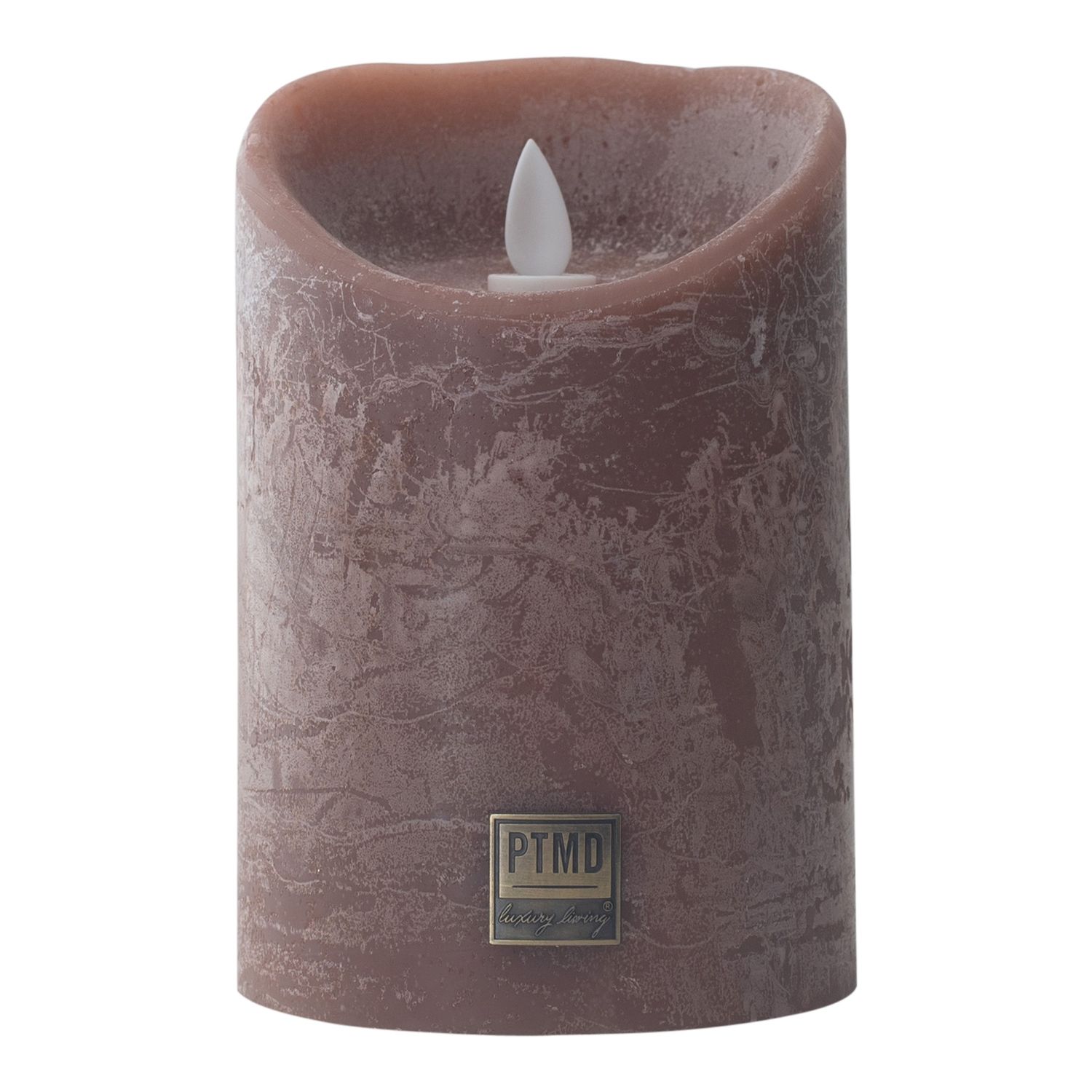 LED Light Candle rustic brown moveable flame L LED Light Candle rustic brown moveable flame L