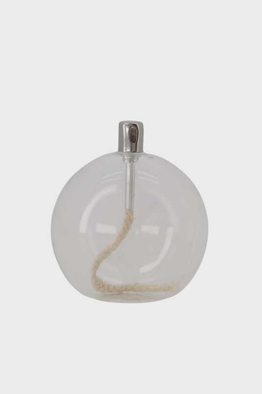 Oil lamp glass transparant