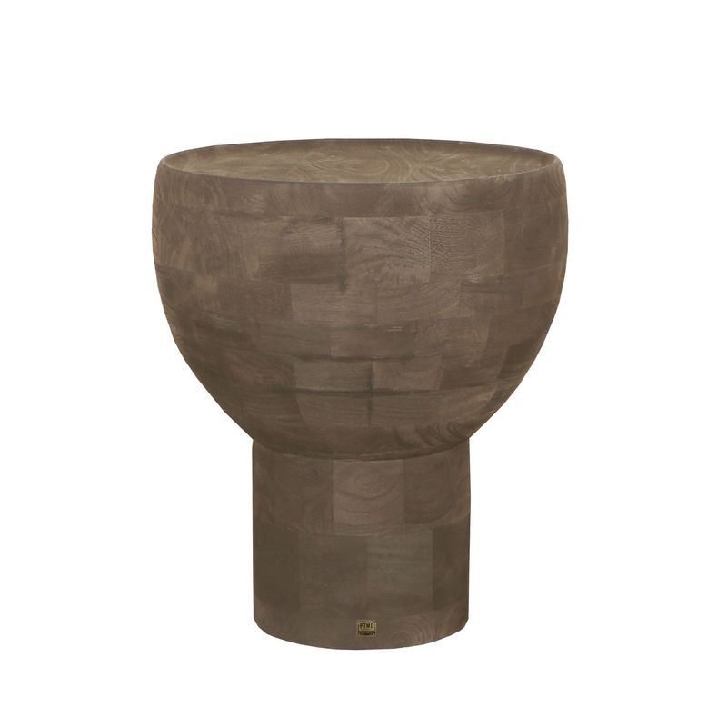 PTMD bijzettafel Erno Bruin mango hout 45x45x50cm