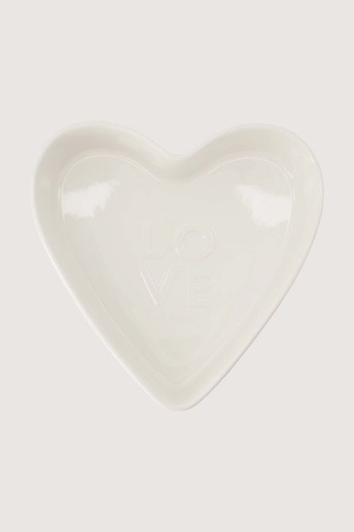 ovenschaal keramiek hartvorm love groot 23x6cm