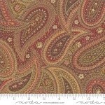 Arboretum Paisley Metallic Berry