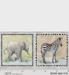 Baby Safari Animals Pillow Panel