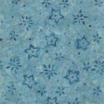 Batik Tex. Cotton Candy Blue Stars