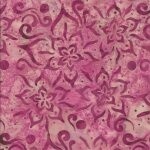 Batik Textiles Lt. Purple Flowers