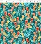 Calypso II Teal Jellyfish