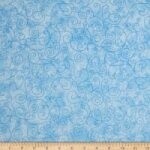 Ditzy - Cotton  Light Blue 110 in