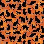 Halloween Spirit Cats Orange