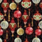 Christmas Legends II Blk Ornaments