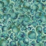 Dazzling Dolphins Bubbles Green
