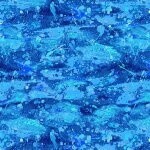 Flaming Water Bubbles Blue